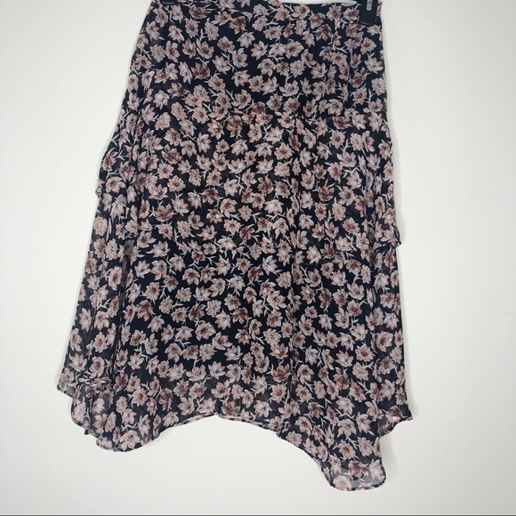 LOFT- Midi Asymmetrical Skirt. - Picture 6 of 14